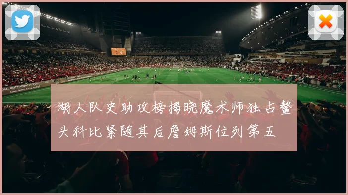 湖人队史助攻榜揭晓魔术师独占鳌头科比紧随其后詹姆斯位列第五